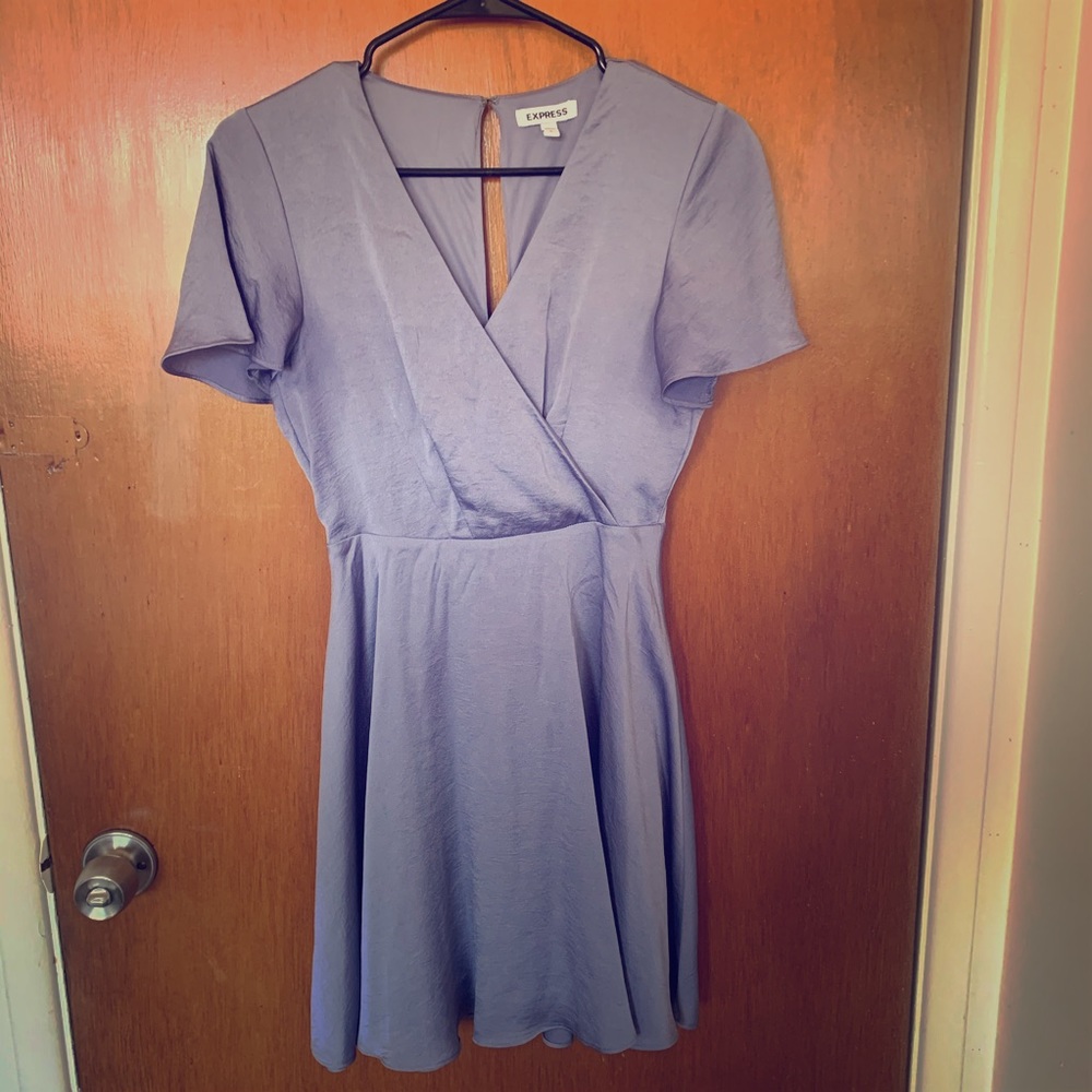 Express Periwinkle Sheath Dress